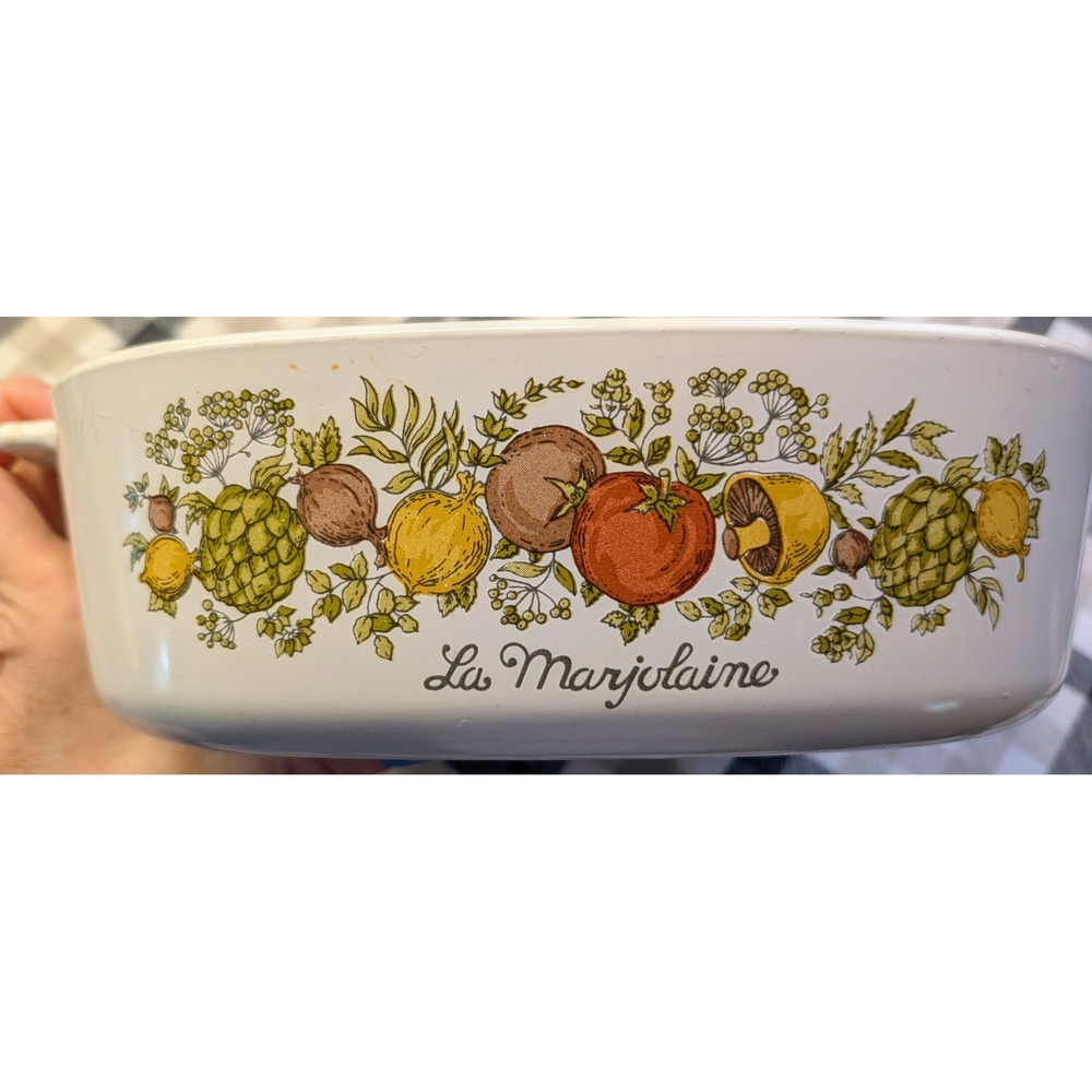 Vintage Corning‎ Ware Spice O' Life A-10-B 10" Square Casserole Dish Le Romarin